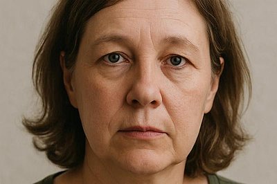 Portraitfoto einer Frau mittleren Alters 
