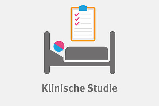 Schematische Darstellung: klinische Studie