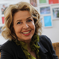 Schauspielerin Michaela May ist Schutzengel für Menschen mit Mukoviszidose. Foto: Floryan Neye. 