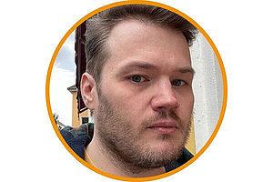 Porträt von Markus. Er fand durch unser Interventionsprogramm MUKOfit wieder in die Spur.