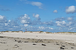 Der Strand von Amrum. Der Mukoviszidose e.V. finanziert Einzelklimamaßnahmen auf der Insel Amrum für Menschen mit Mukoviszidose. 