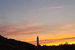Sonnenuntergang auf Amrum. Der Mukoviszidose e.V. finanziert Einzelklimamaßnahmen auf der Insel Amrum für Menschen mit Mukoviszidose. 