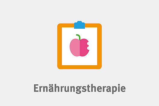 Icon mit der Beschriftung Ernährungstherapie. Ernährungstherapie ist ein wichtiger Bestandteil der Mukoviszidose-Therapie. Kommt es hier bald zu einem Paradigmenwechsel?