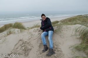 Claudia Krogul beim Urlaub in Dänemark