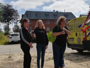 Magdalena und ihre Töchter Emma und Sophie. 