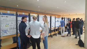 Diskussionen bei den Posterpräsentationen