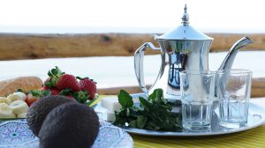 Frühstück in Taghazout, Marokko