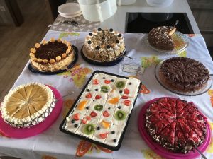 Das Kuchenbuffet von Sabine Teichmann kann mit jeder Konditorei mithalten. 