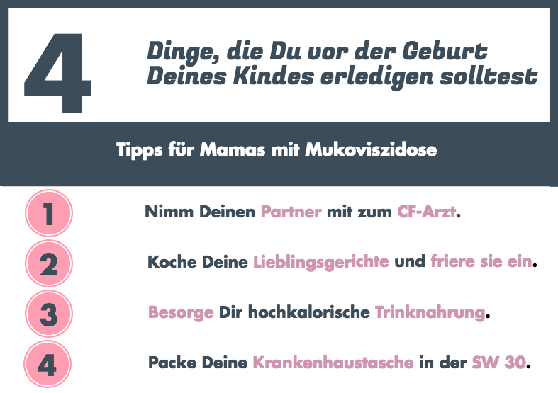 Tipps für Mütter mit Mukoviszidose