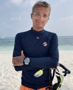 Chris am Meer