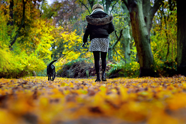Greta und ihr Hund Milla