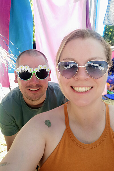 Zoë und Florian bei Rock im Park, Sommer 2023