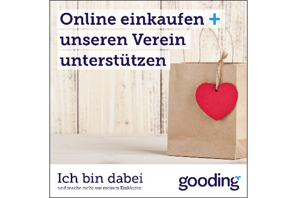 Gooding Über die Plattform gooding können Sie shoppen und Organisationen wie den Mukoviszidose e.V. unterstützen!